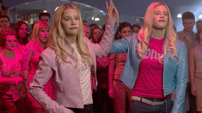 white chicks beach scene