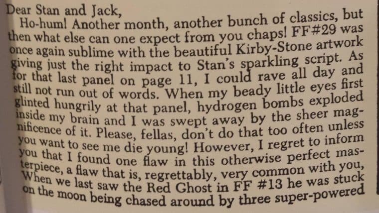 Carta de George R. R. Martin para Stan Lee é encontrada 38 carta-george-1-760x428_nhy1