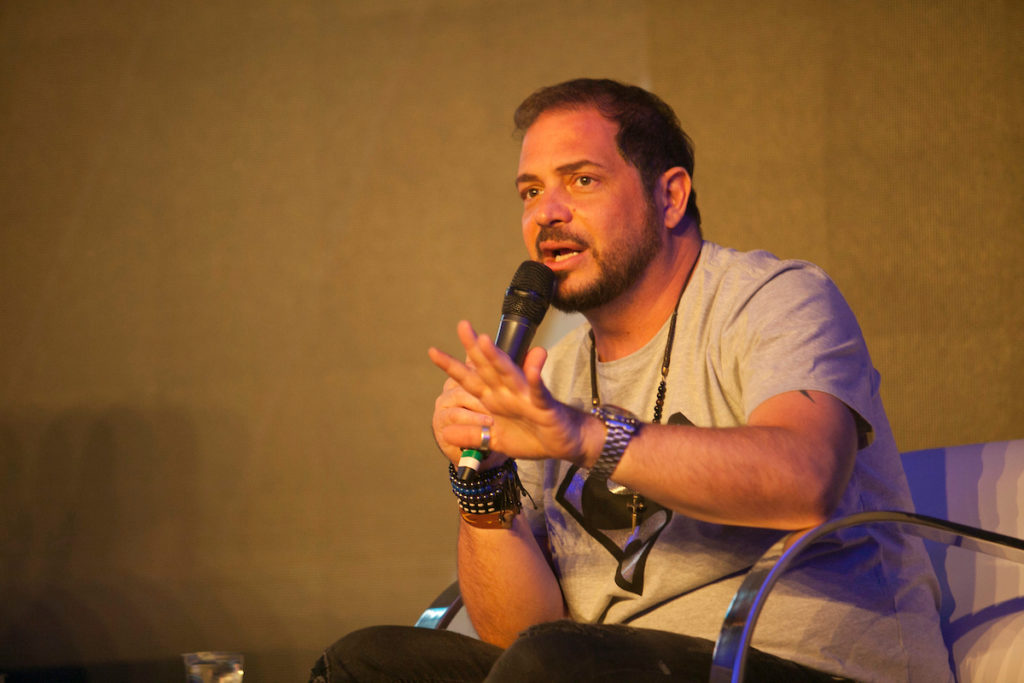 São Paulo, 01 de dezembro de 2016. Cobertura do evento CCXP 2016 no São Paulo EXPO. Palestra: Nostalgia: Ídolos dos anos 80. FOTOS: André Conti
