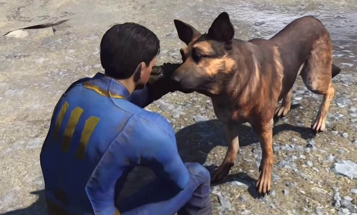 Fallout: o guia definitivo do sobrevivente dos ermos! 44 dogmeat meets protagonist bumf
