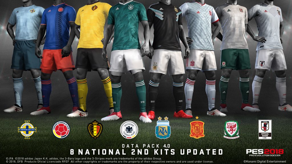 Data Pack 4.0 para PES 2018 trará a atualização de 100 novas faces de jogadores 36 PES 2018 DP4 adidas