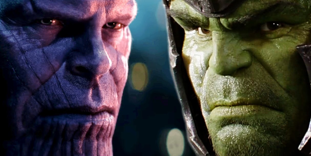 Thanos vs Hulk Avengers Infinity War