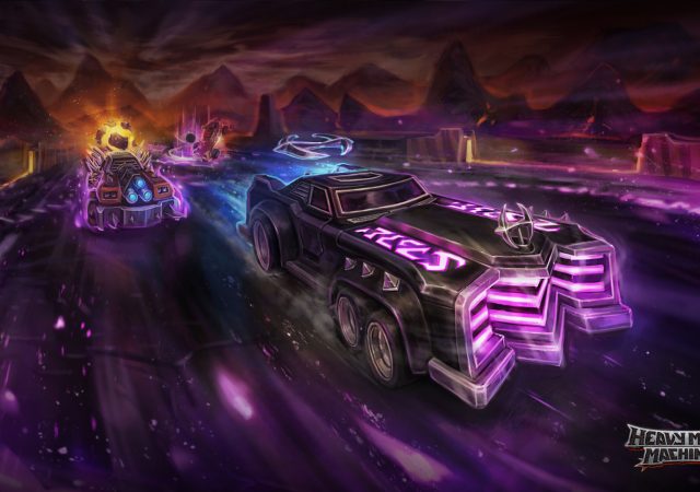 Heavy Metal Machines ARTE metal hearald car