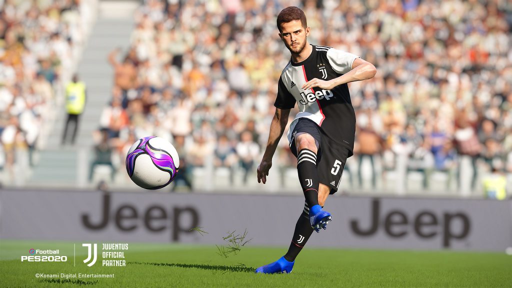 Konami assina parceria exclusiva com Juventus FC para o PES 40 PES2020 Miralem Pjanic game
