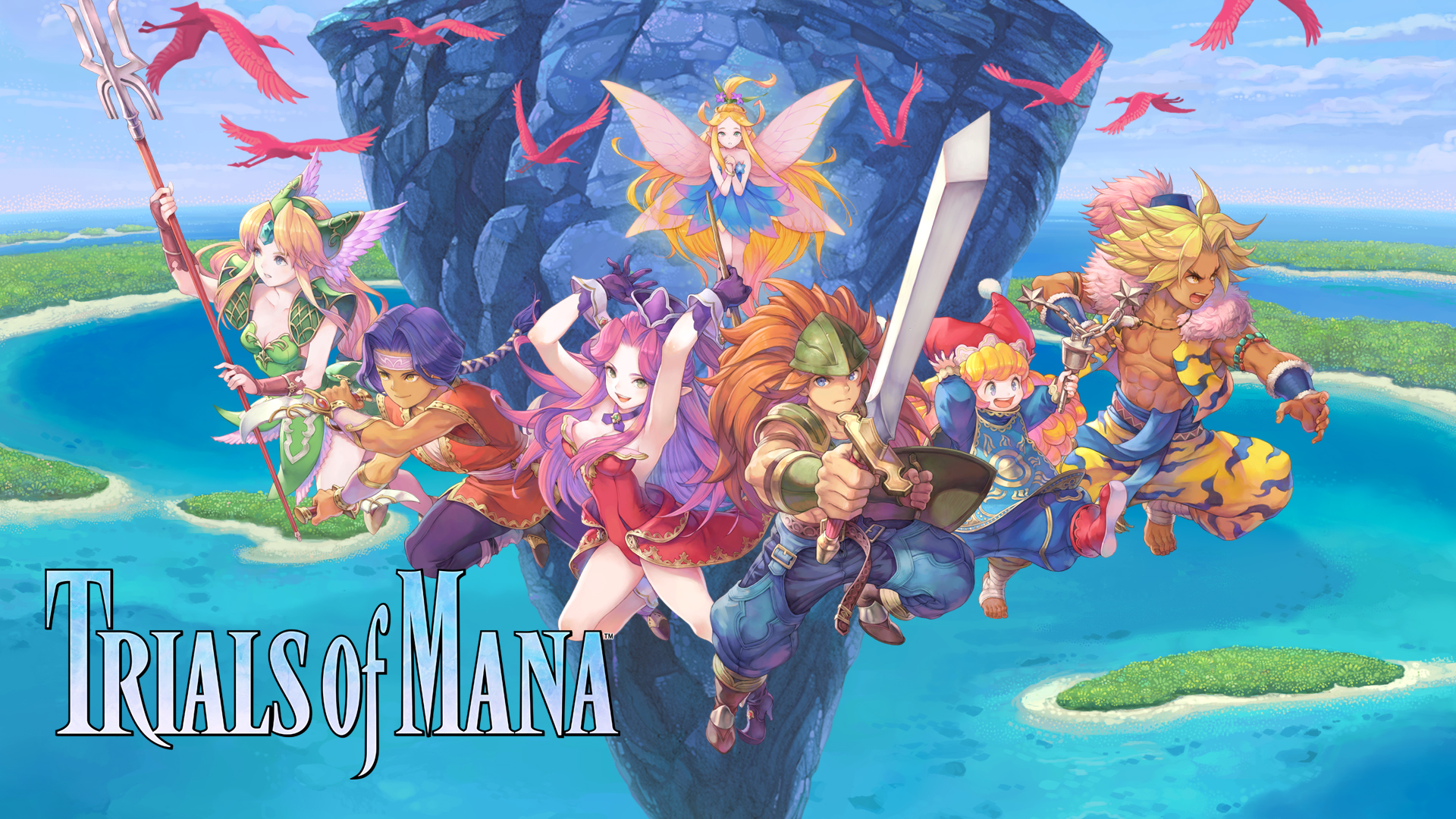 Square Enix Trials of Mana Keyart