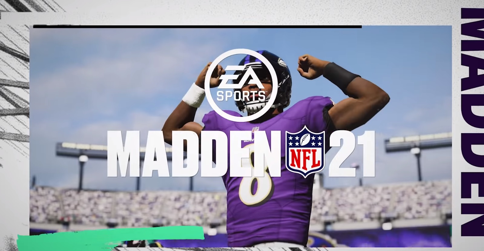 EA Sports anuncia Madden NFL 21 com o MVP Lamar Jackson na capa 34 Madden 21