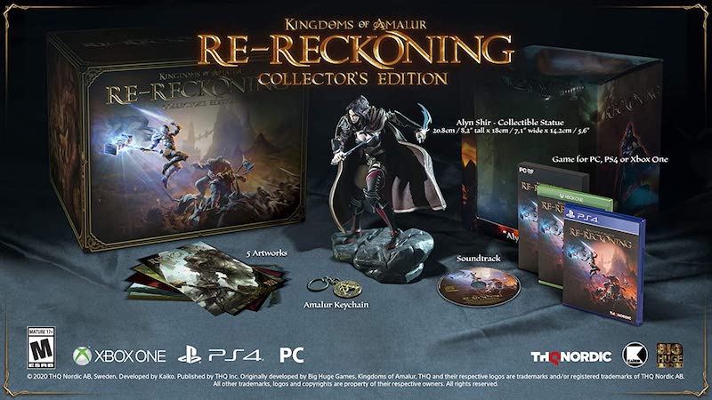 kingdoms of amalur re reckoning collectors edition