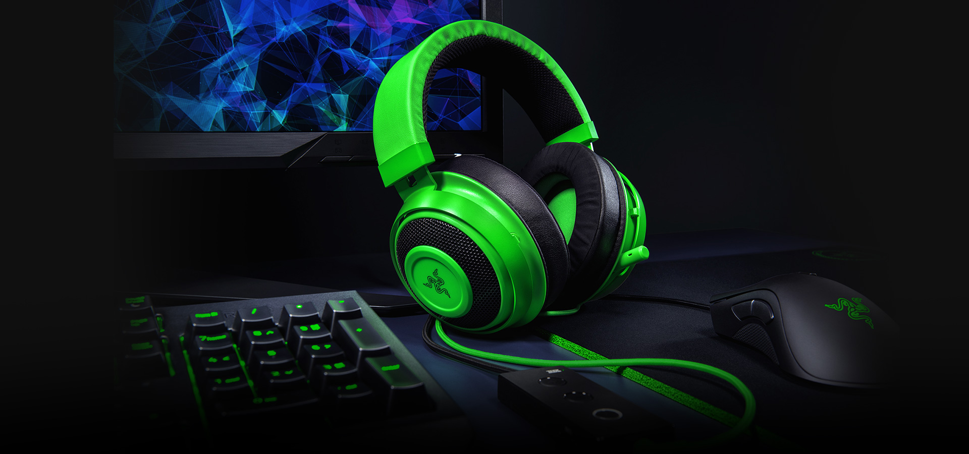 razer kraken te gaming headset hero