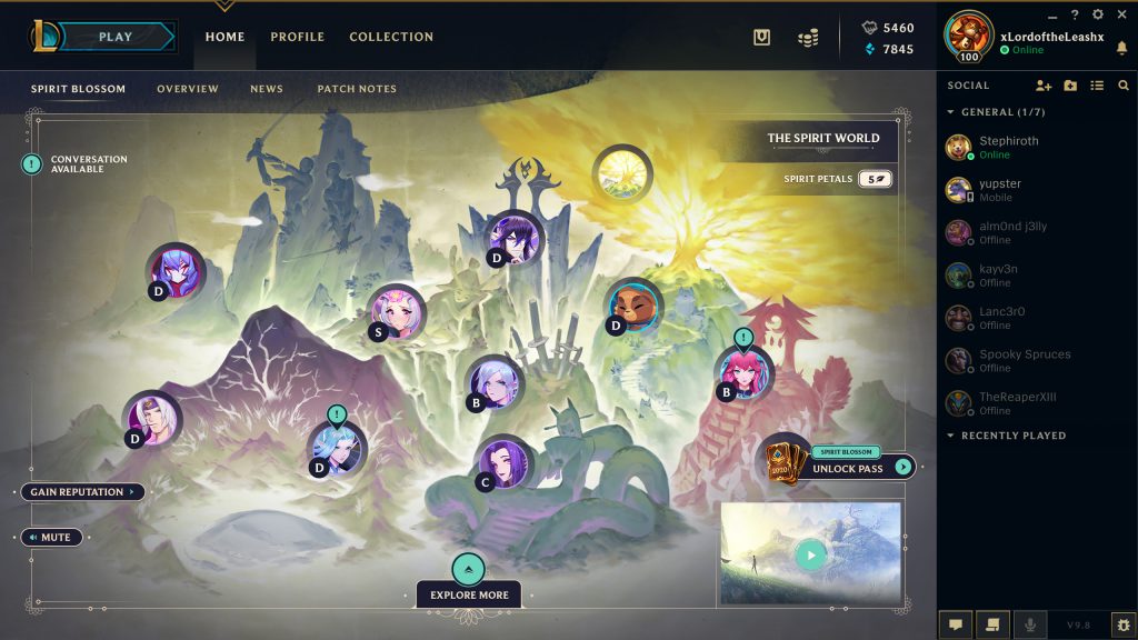 Riot Games atende público fã de animes e lança Florescer Espiritual, a primeira experiência que abrange vários títulos do estúdio 35 Florescer Espiritual 4