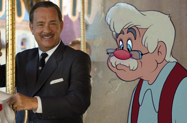 Tom Hanks e Pinóquio
