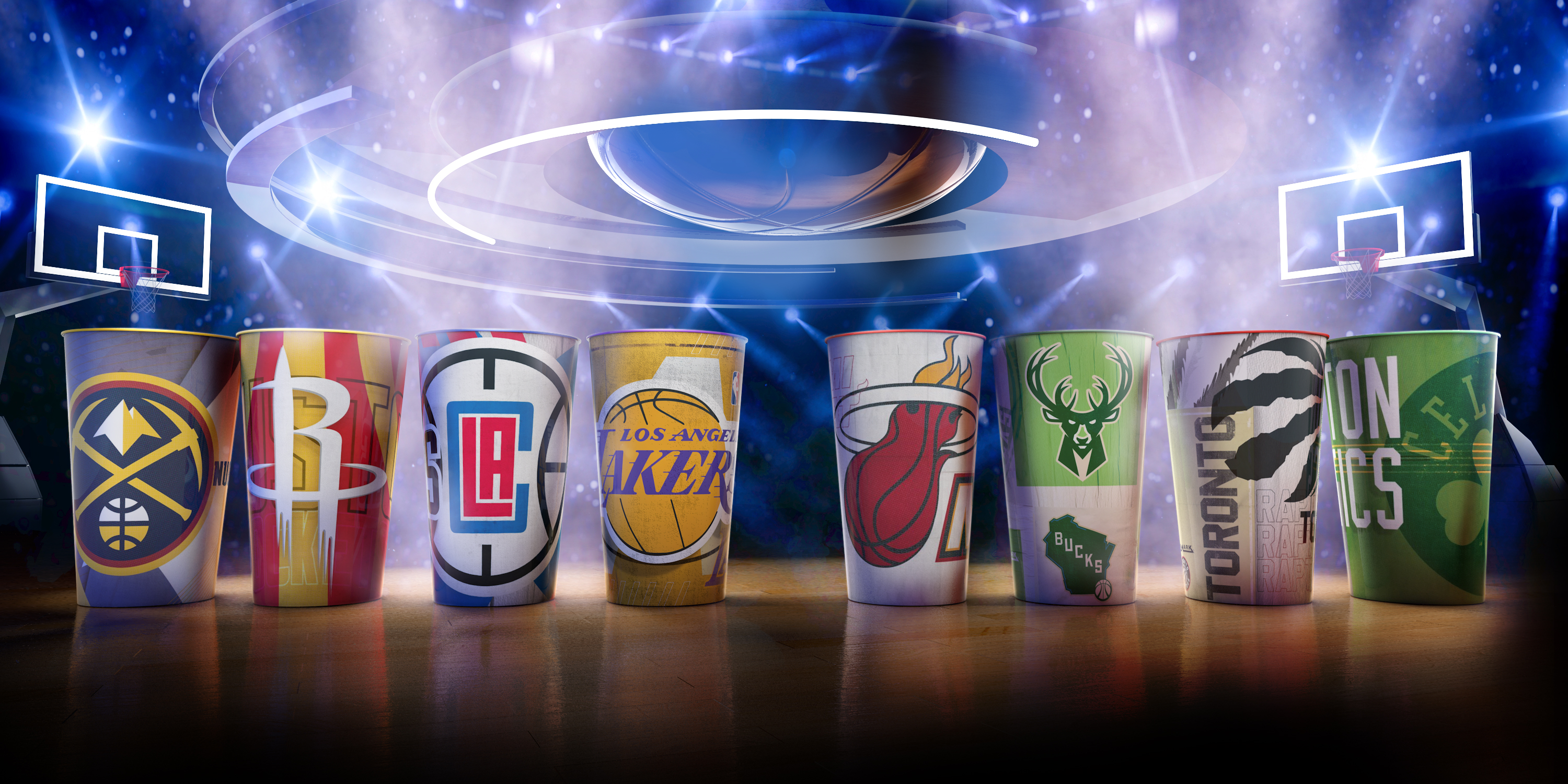 Coleção Copos NBA Semifinals