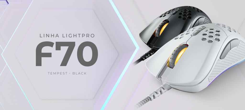 Grupo Fallen lança o mouse F70, novo integrante da linha LightPro 35 mouse F70