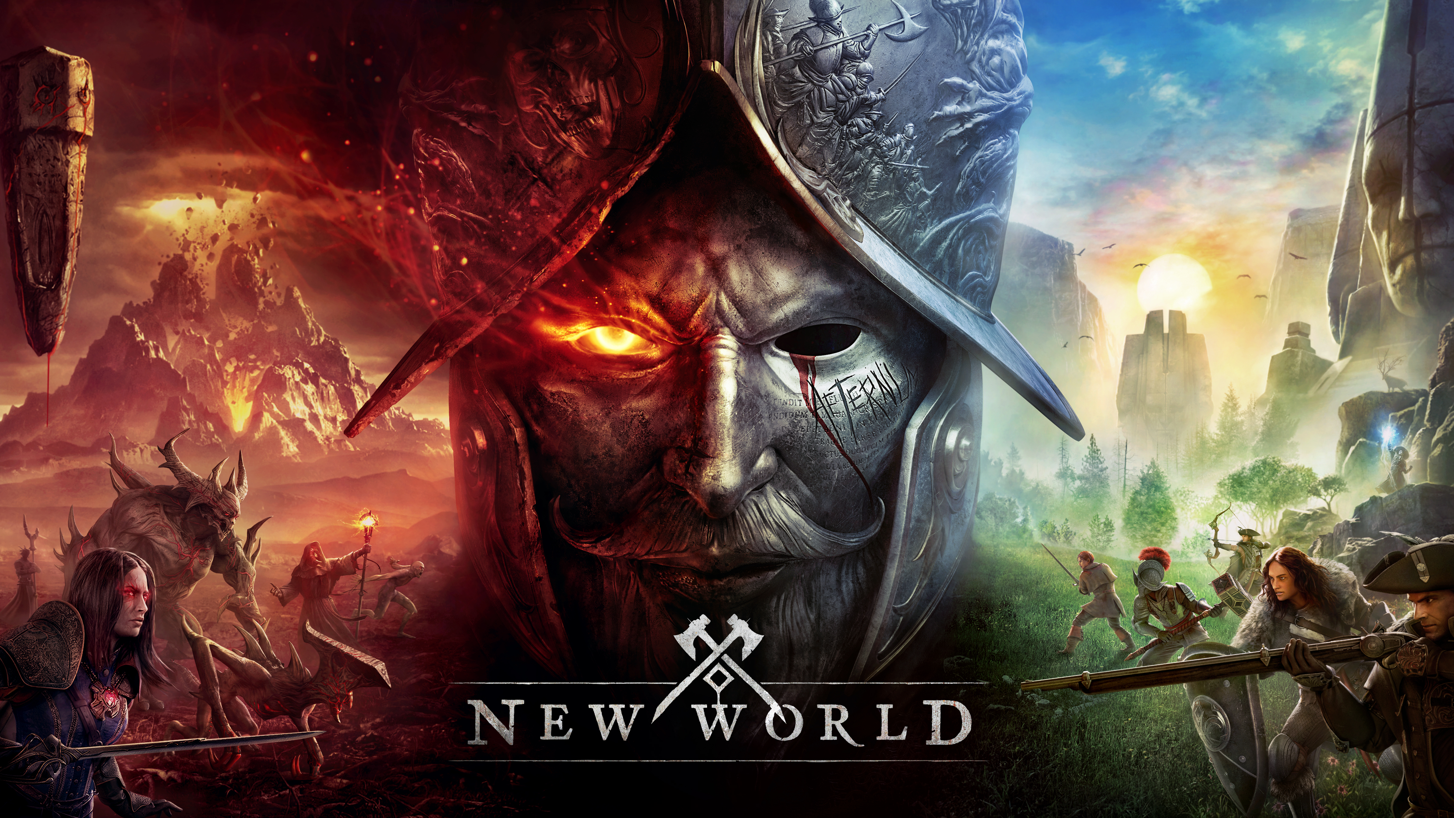 Amazon Games lança o beta fechado de New World 34 New World Key Art