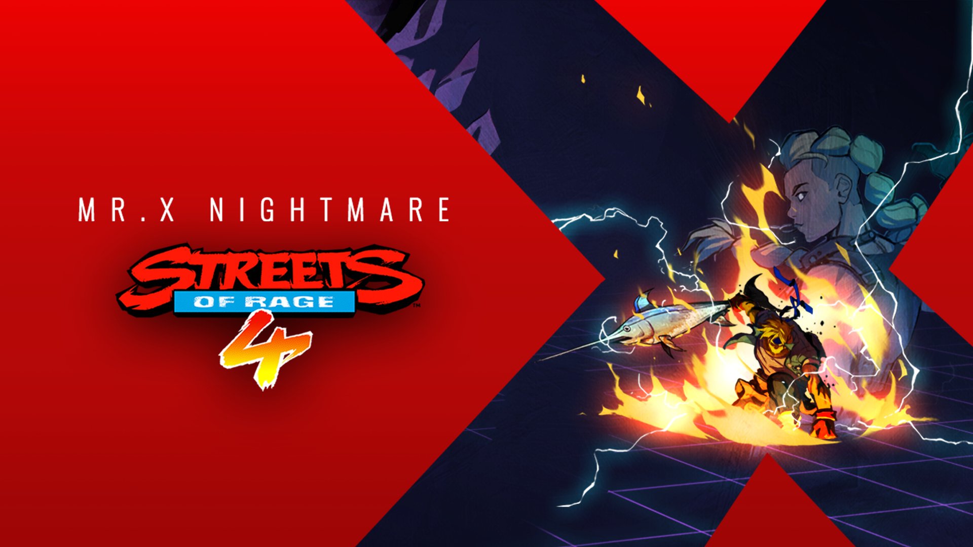 streets of rage 4 mr x nightmare dlc.original