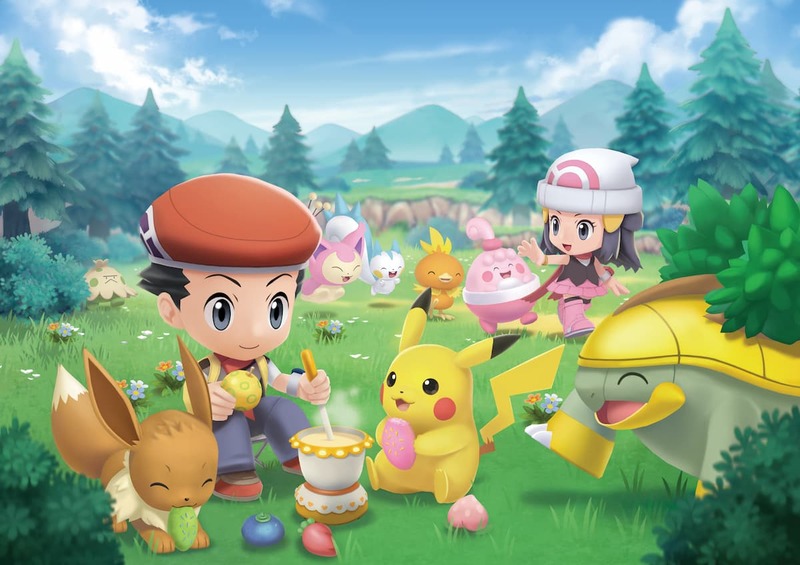PokemonBDSP Amity Square Artwork 1