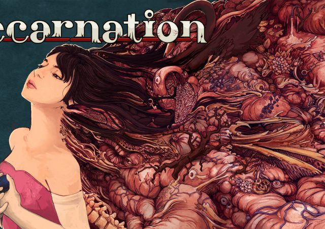 Decarnation KeyArt with logo