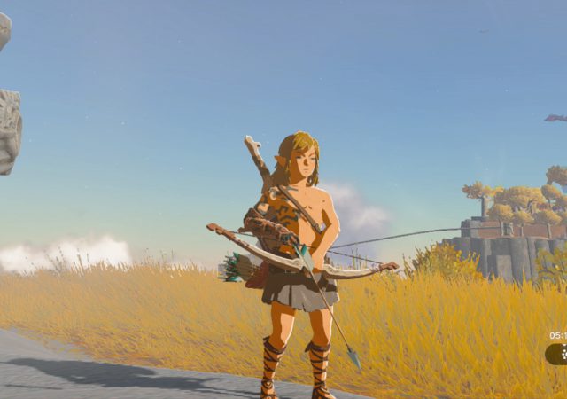 how to use a bow the legend of zelda tears of the kingdom feature