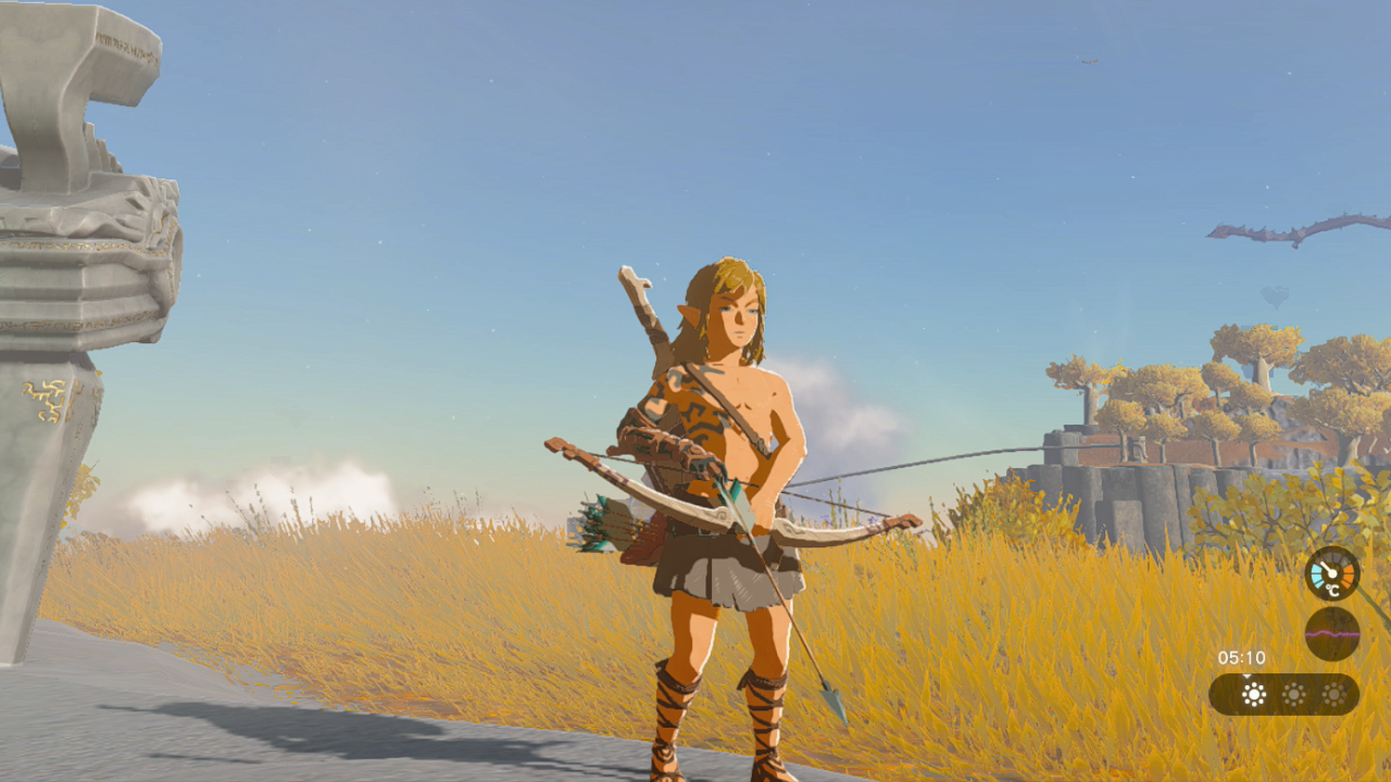 how to use a bow the legend of zelda tears of the kingdom feature