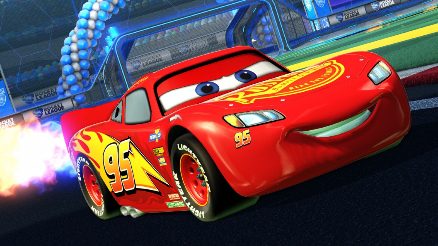 lightning mcqueen kachow rocket league