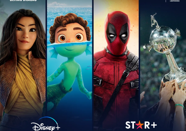 Disney+ e Star+ estarão juntas em uma única plataforma.