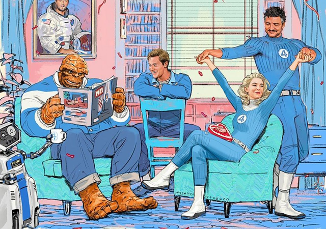 Marvel Studios apresenta no novo Quarteto Fantástico. Kevin Feige confirma linha tempora do filme.