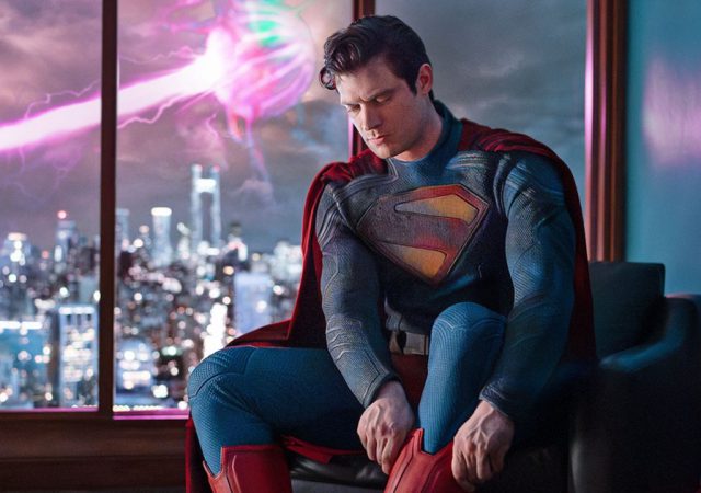 David Corenswet é o novo Superman no filme de James Gunn.