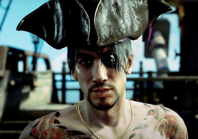 like a dragon pirate yakuza in hawaii