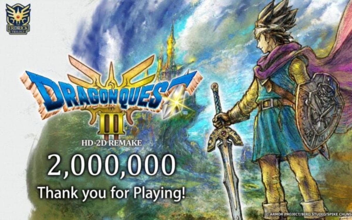 Dragon quest supera 2 milhoes copias vendidas