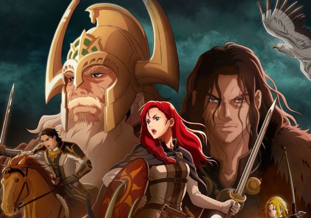 Hera Wulf and Helm Hammerhand in a new the lord of the rings the war of the rohirrim poster wide