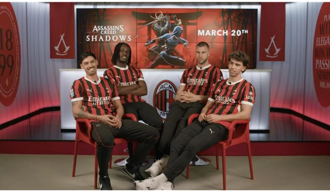 Eoo7l4sn ubisoft e ac milan fazem acao de assassins creed shadows