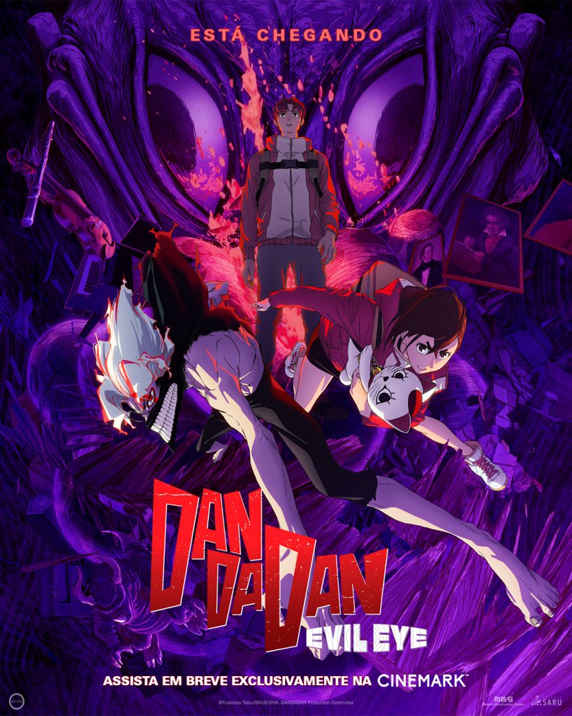 Dan Da Dan: Evil Eye chega às telonas com exclusividade na Cinemark 35 Poster DDD 4x5 1