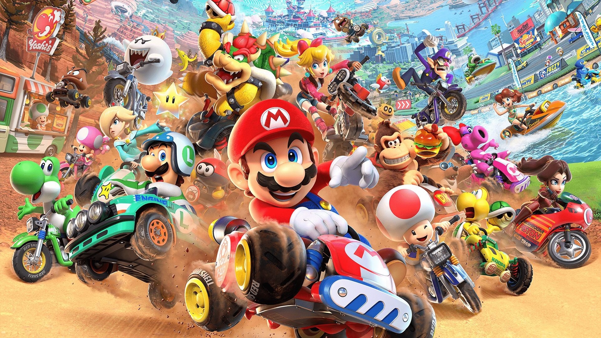 mario kart world