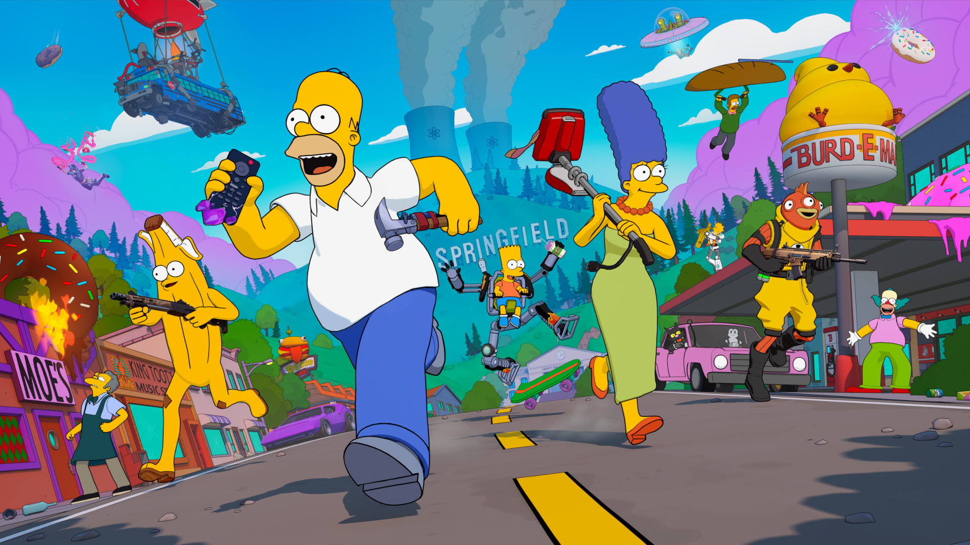 fortnite simpsons