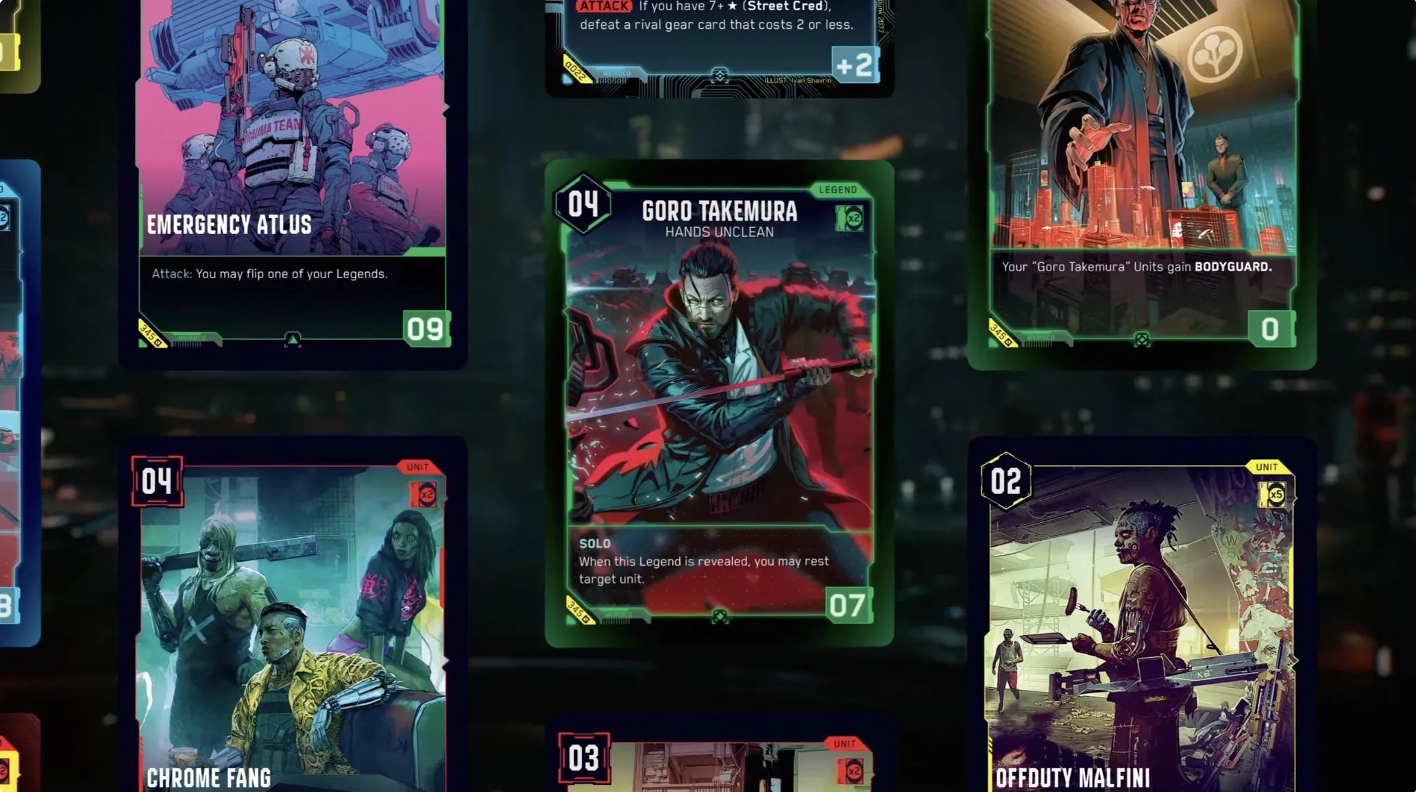 cyberpunk tcg