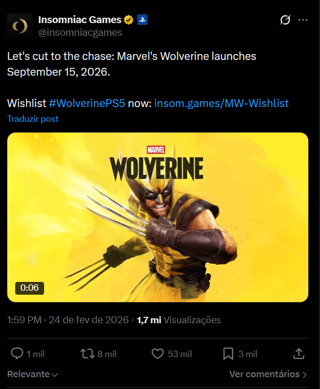 DO NADA! Wolverine tem data de lançamento anunciada 35 image 6