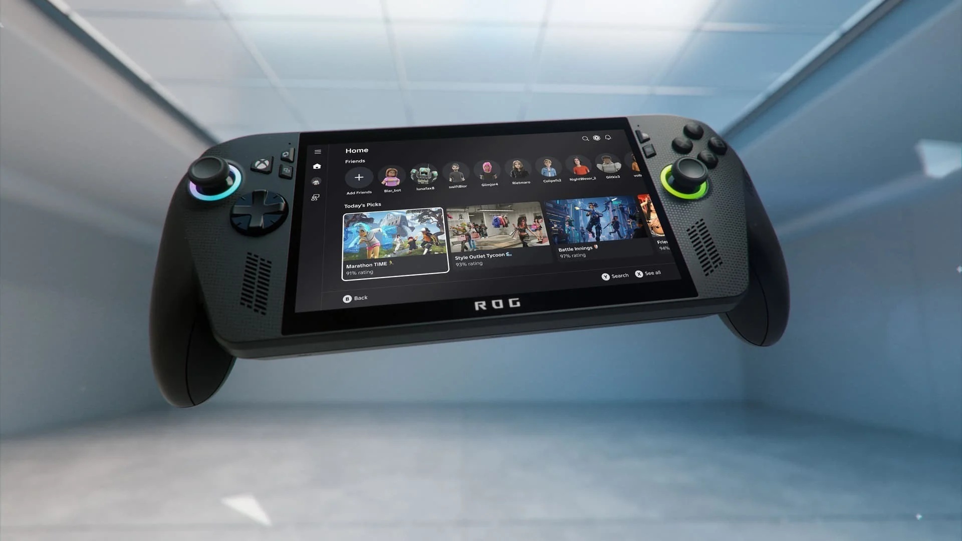 rog xbox ally