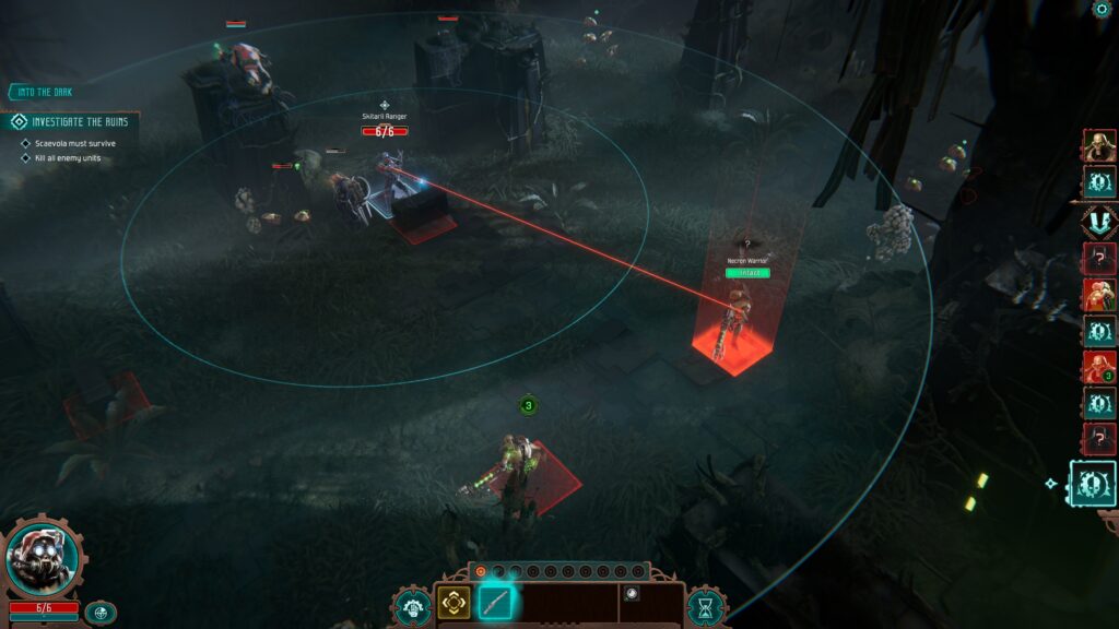 Warhammer 40000: Mechanicus II - Review 36 prologue skitarii aim