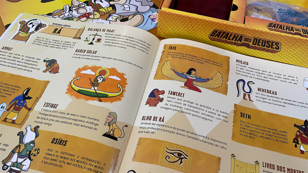 Batalha dos Deuses, da asmodee, coloca divindades em uma disputa irreverente por fiéis 45 Batalha dos Deuses
