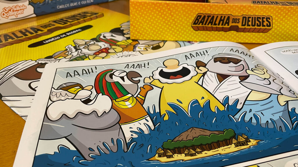 Batalha dos Deuses, da asmodee, coloca divindades em uma disputa irreverente por fiéis 41 Batalha dos Deuses