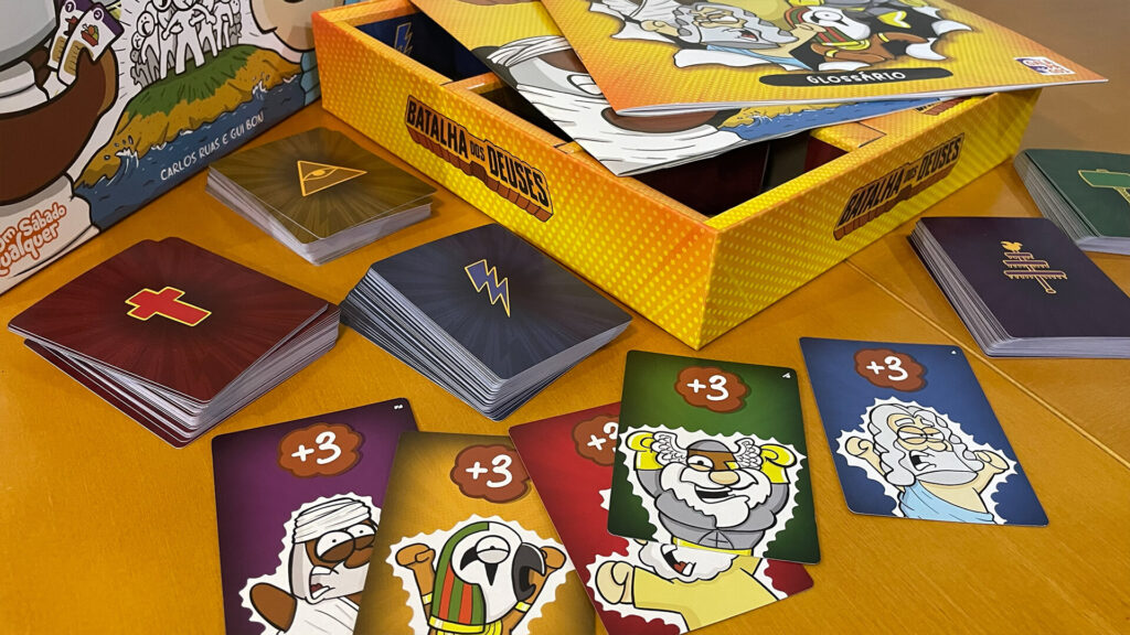 Batalha dos Deuses, da asmodee, coloca divindades em uma disputa irreverente por fiéis 36 Batalha dos Deuses