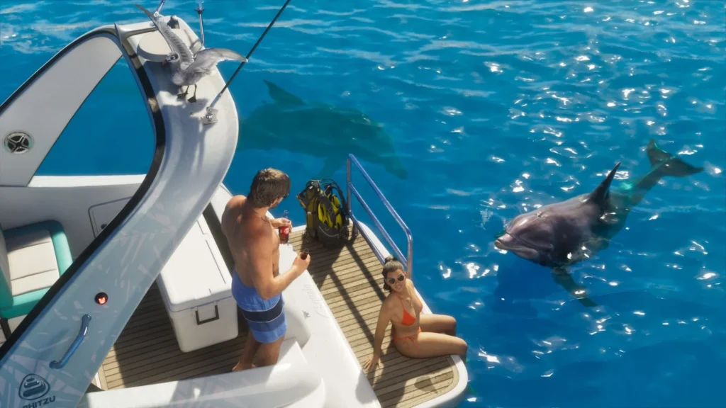 GTA 6 pode trazer tempestades intensas com novo sistema climático avançado 35 gta 6 boat 1782313509033